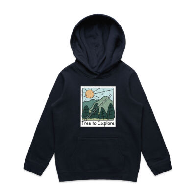 Kids Hoody - Free to Explore Thumbnail