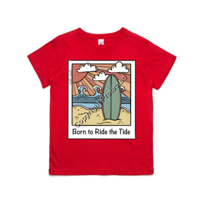 Kid’s Tee - Born to Ride the Tide Thumbnail